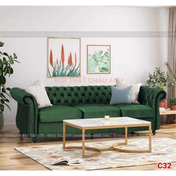 Sofa nỉ SN075